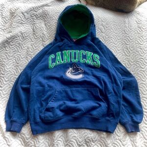 Reebok Blue and Green Kids Hoodie